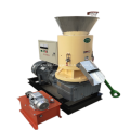 máquina de prensa de pellets de madera